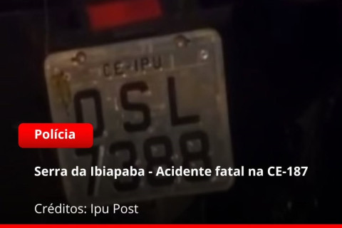 Mais um acidente fatal na CE-187
