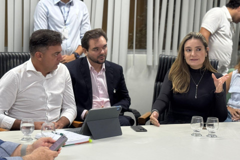 NA SECRETARIA DE RECURSOS HÍDRICOS, DEP. ALYSSON, SENADORA AUGUSTA E PREFEITOS AVALIAM CONSTRUÇÃO NOVAS BARRAGENS NA IBIAPABA