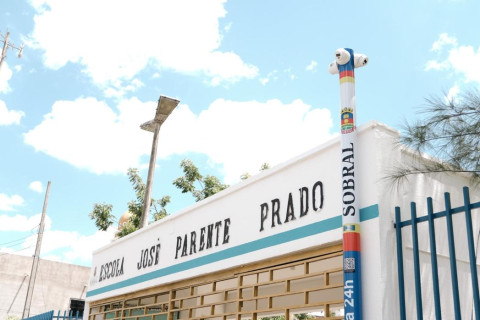 Sobral testa reconhecimento facial e botão de pânico em escola municipal após ataque em unidade estadual