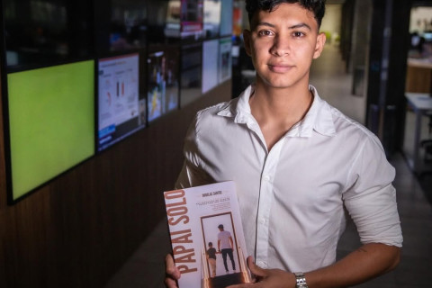 PAI SOLO APÓS PERDER COMPANHEIRA AOS 15 ANOS, TIANGUAENSE TRANSFORMA HISTÓRIA DE PERDA E SUPERAÇÃO EM LIVRO
