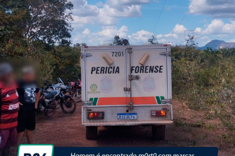 Um homem foi encontrado morto na manhã desta quinta-feira (31)