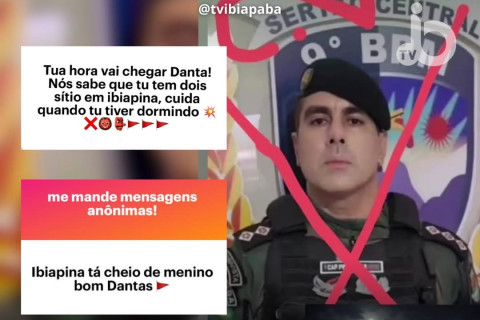 Perfis em redes sociais passaram a divulgar imagens do oficial com um “X” sobre a fotografia e a sigla “CV”, em referência à facção criminosa Comando Vermelho.
