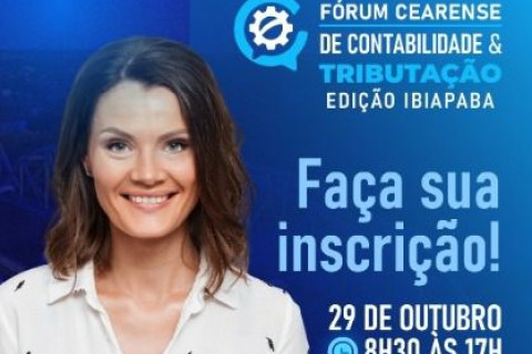 SÃO BENEDITO RECEBE O FÓRUM CEARENSE DE CONTABILIDADE E TRIBUTAÇÃO