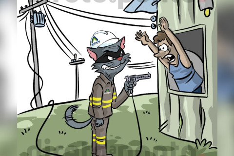 “GATO” DE ENERGIA LEVA MULHER À DELEGACIA APÓS FISCALIZAÇÃO DE TÉCNICO DA ENEL EM VIÇOSA DO CEARÁ